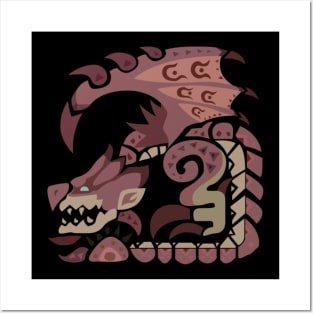 Pink Rathian Posters and Art